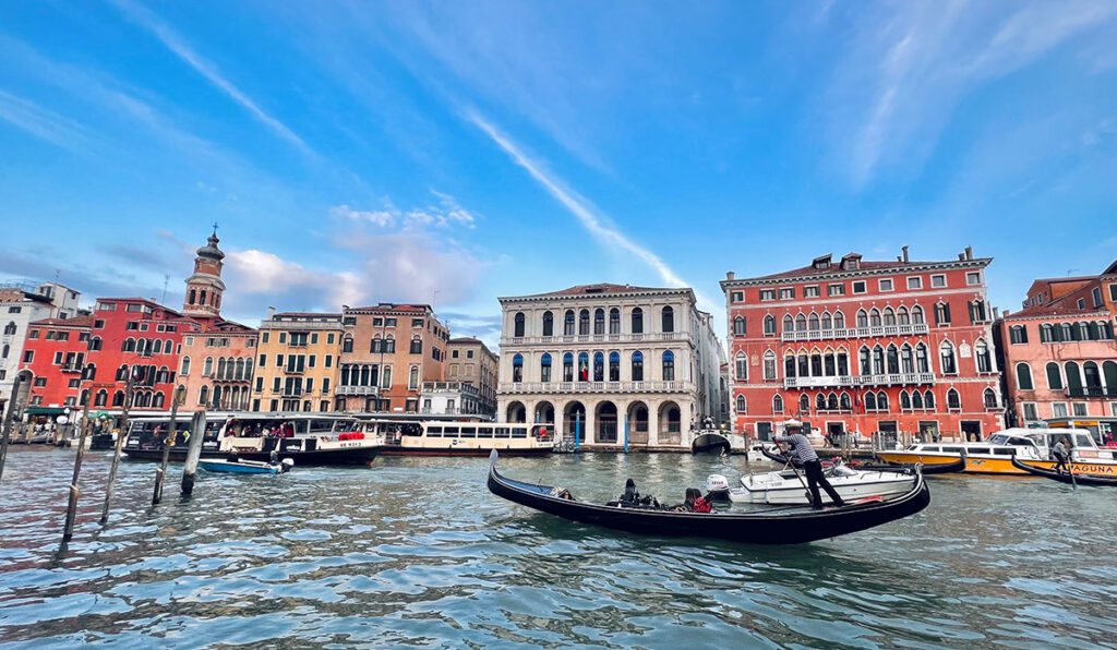 View of the Canal Grande.