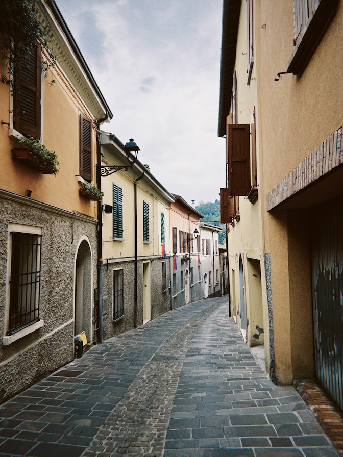 Scenic view of Bertinoro street.