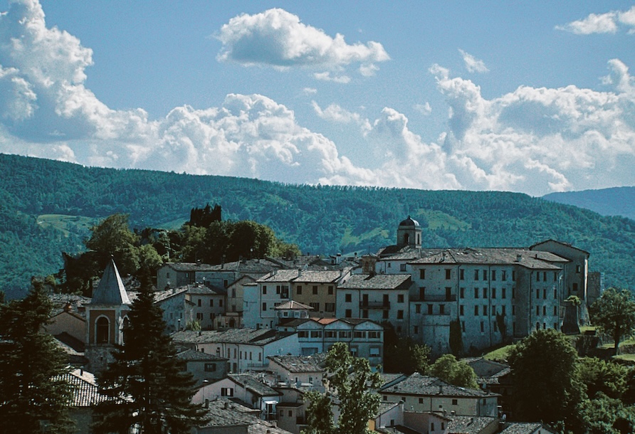 Pennabilli village with stone houses, hidden gem of Emilia Romagna